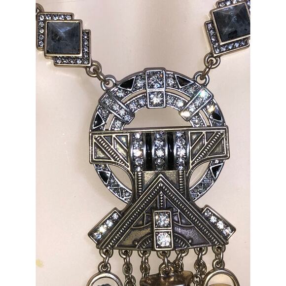 CHLOE + ISABEL noir deco warrior statement necklace - N103 - Picture 2 of 6